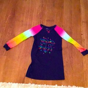 Navy holihaphc notght gown